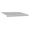 vidaXL Auvent r&eacute;tractable Gris clair 450 &times; 350 cm Tissu et Aluminium