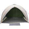 vidaXL Tente Tunnel avec toit Vert 410 x 285 x 198 cm taffetas