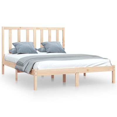 vidaXL Cadre de lit sans matelas bois massif de pin 140x200 cm