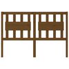 vidaXL Tête de lit Marron miel 145,5x4x100 cm Bois massif de pin