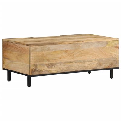 vidaXL Table basse 100x54x40 cm bois de manguier massif