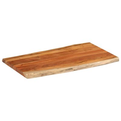 vidaXL Dessus de table 100x60x2,5cm rectangulaire bois massif d'acacia