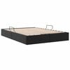vidaXL Lit de Rangement avec matelas Noir 140 x 190 cm Faux cuir