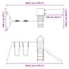 vidaXL Aire de jeux d'ext&eacute;rieur bois massif de douglas