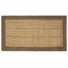 vidaXL Tapis de zone Gris 80 x 150 cm Jute