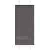 vidaXL Store plissé noir 65x150 cm largeur du tissu 64,4 cm polyester