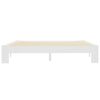 vidaXL Cadre de lit sans matelas marron 160x200 cm bois pin massif