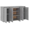vidaXL Buffet sonoma gris 120x41x75 cm bois d'ing&eacute;nierie