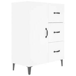 vidaXL Buffet blanc 69,5x34x90 cm bois d'ing&eacute;nierie
