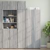vidaXL Armoire de rangement mince sonoma gris 40x42,5x225 cm