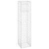 vidaXL Poteaux &agrave; panier de gabion 2 pcs 40x40x180 cm Fer