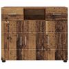 vidaXL Cabinet en Bois avec tiroir Bois ancien 88,5 x 30,5 x 73 cm
