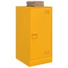 vidaXL Buffet jaune moutarde 34,5x39x73 cm acier