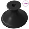vidaXL Poign&eacute;e 1461 pi&egrave;ces Noir &Oslash;30 mm Aluminium
