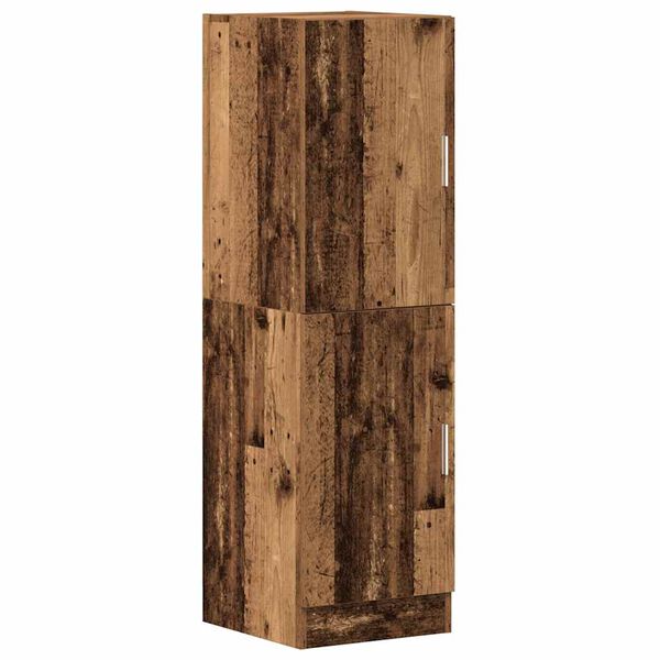 vidaXL Armoire de cuisine vieux bois 38x41,5x131,5 cm bois ing&eacute;nierie