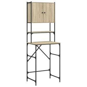 vidaXL Armoire de machine &agrave; laver ch&ecirc;ne sonoma 68x48,5x194 cm