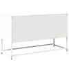 vidaXL Meuble TV blanc 100,5x39x60,5 cm acier