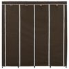 vidaXL Garde-robe avec 4 compartiments Marron 175x45x170 cm