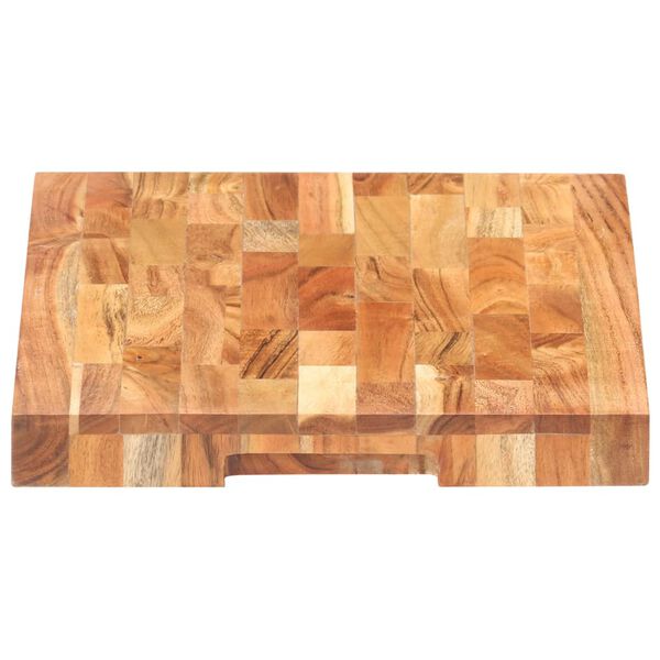 vidaXL Planche &agrave; d&eacute;couper 40x30x4 cm Bois d'acacia massif