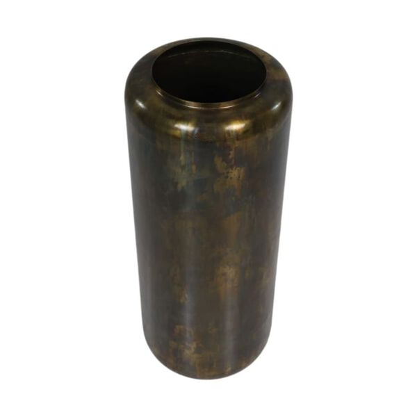 HSM Collection Vase &agrave; fleurs Salerno moyen 26x65 cm Dor&eacute;