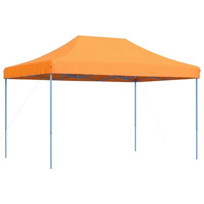 vidaXL Tente de réception pliable escamotable orange 410x279x315 cm