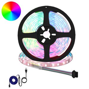 vidaXL Bande LED 4 pcs Noir et Transparent 210 x 0,8 x 0,3 cm