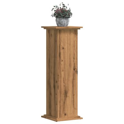 vidaXL Support pour plantes 33x33x100 cm bois d'ingénierie