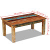 vidaXL Table basse Bois de r&eacute;cup&eacute;ration massif 100x60x45 cm