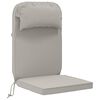 vidaXL Coussin de transat ensoleill&eacute; 100 % polyester Gris