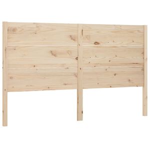 vidaXL T&ecirc;te de lit 206x4x100 cm Bois massif de pin