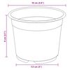 vidaXL Pot &agrave; fleurs 50 pcs Terre cuite &Oslash; 15 x 12,5 cm Plastique