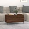 vidaXL Table basse Ch&ecirc;ne marron 90x44,5x45 cm Bois d'ing&eacute;nierie