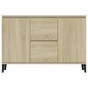 vidaXL Buffet chêne sonoma 102x35x70 cm bois d'ingénierie