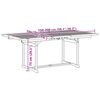 vidaXL Ensemble à manger de jardin 5pcs bois d'acacia solide textilène