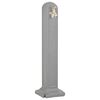 vidaXL R&eacute;servoir de jardin avec robinet Gris clair Aspect de pierre