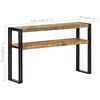 vidaXL Table console 120x30x75 cm Bois de r&eacute;cup&eacute;ration massif