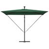 vidaXL Parasol banane à mât déporté Vert 294 x 200 x 254 cm