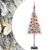 vidaXL Sapin de No&euml;l avec 150 LED Blanc 120 cm PE et Acier