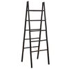 vidaXL &Eacute;chelle &agrave; couvertures double face Noir 50 x 50 x 159 cm Bambou