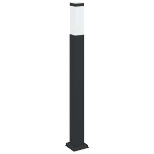 vidaXL Borne lumineuse 80 cm noire IP44