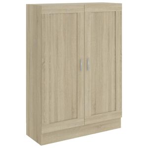 vidaXL Biblioth&egrave;que Ch&ecirc;ne sonoma 82,5x30,5x115 cm Bois d'ing&eacute;nierie