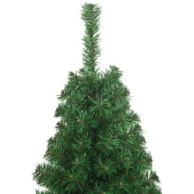 vidaXL Arbre de Noël artificiel avec branches épaisses vert 150 cm PVC