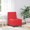 vidaXL | Unité de Sofa Modulaire Sans Accoudoirs | Rouge 55 x 74 x 82 cm