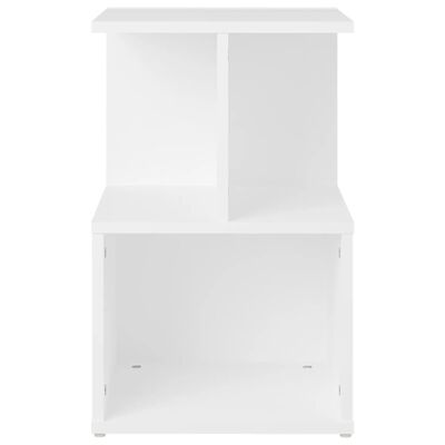 vidaXL Tables de chevet 2 pcs blanc 35x35x55 cm bois d'ingénierie