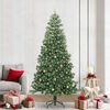 vidaXL Sapin de No&euml;l avec 300 LED avec support Vert 240 cm PVC