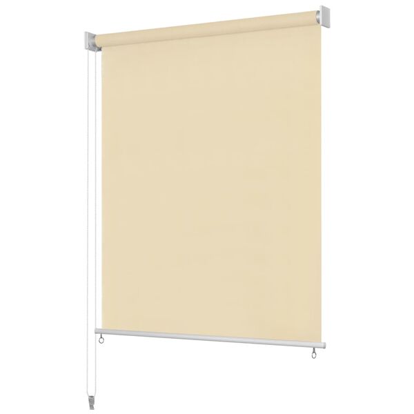 vidaXL Store roulant d'ext&eacute;rieur 160 x 140 cm Cr&egrave;me