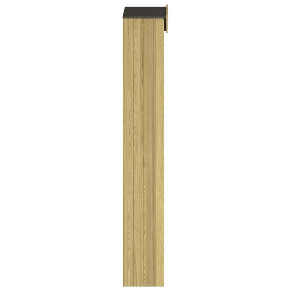 vidaXL Abri &agrave; outils de jardin 87x33x222 cm Bois de pin impr&eacute;gn&eacute;