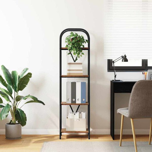 vidaXL &Eacute;tag&egrave;re Bois ancien 40 x 30 x 146 cm Bois d'ing&eacute;nierie