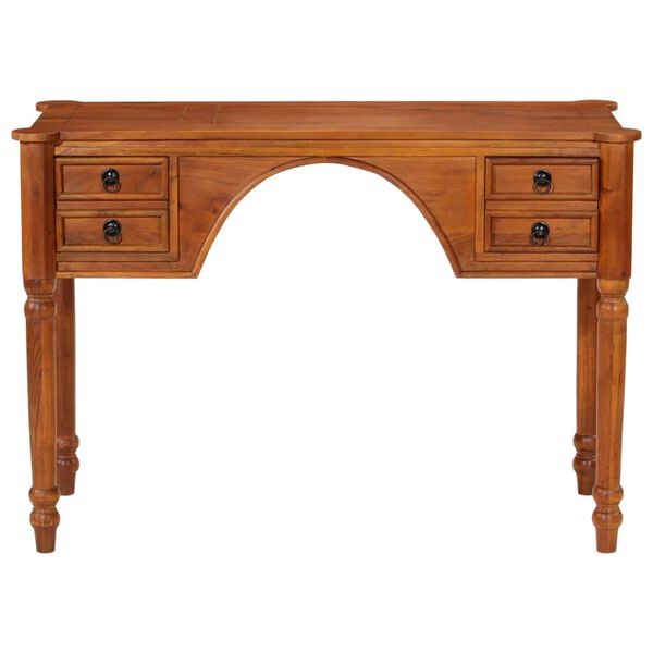 vidaXL Bureau avec tiroirs 110x50x76 cm bois d'acacia solide