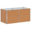 vidaXL Jardini&egrave;re sur&eacute;lev&eacute;e Marron Clair 160 x 80 x 77 cm